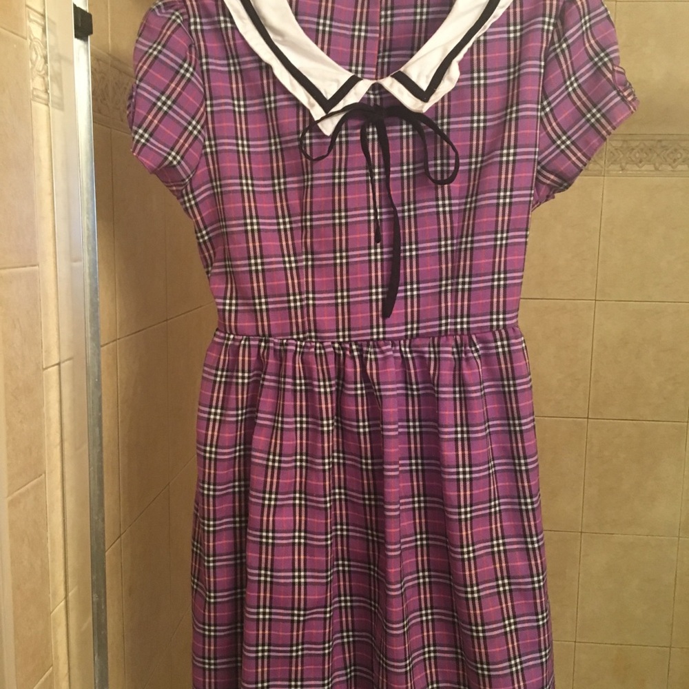 Bonnechance collections size medium plaid dress - Picture 3 of 3